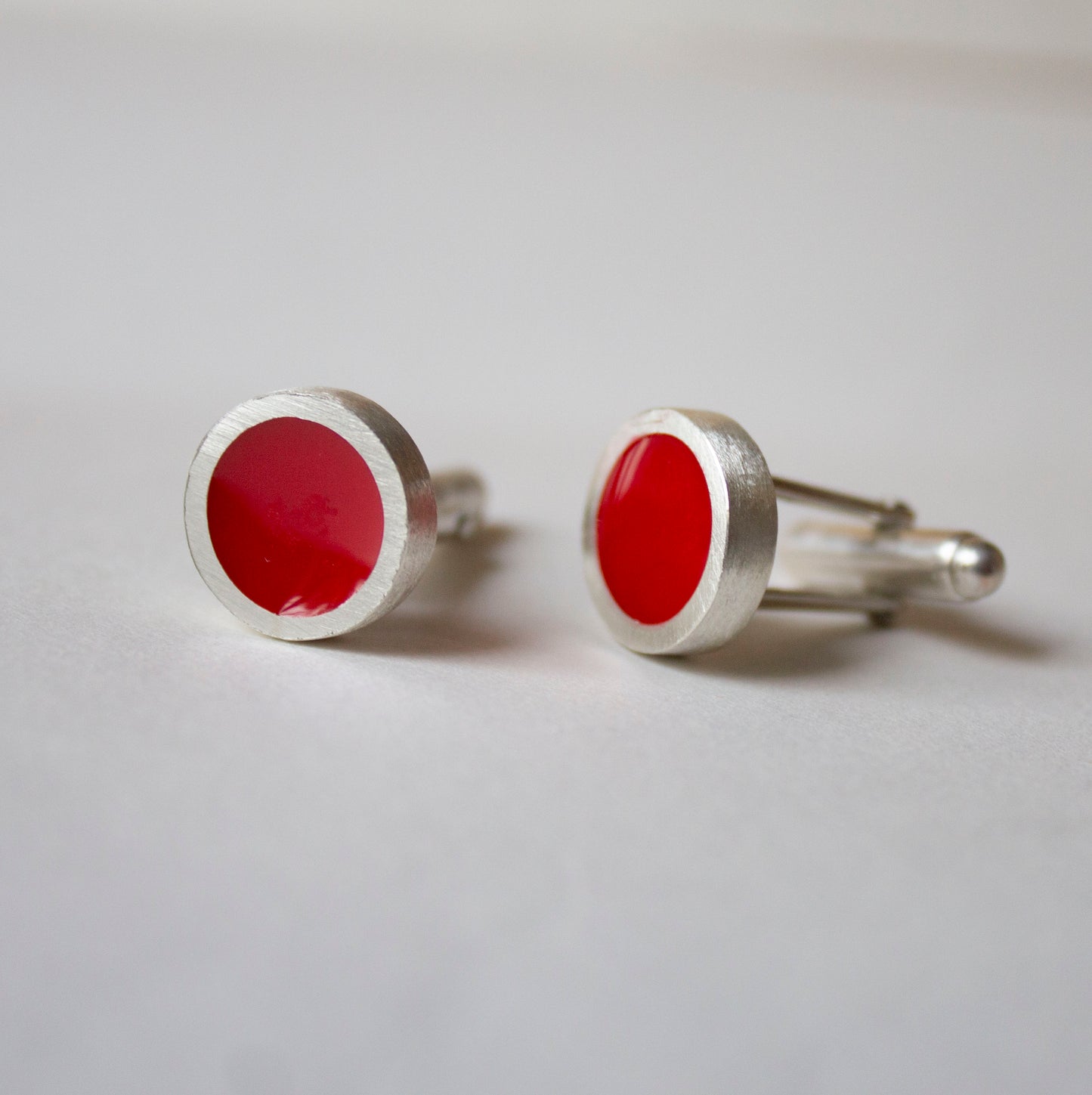 Circle cufflinks