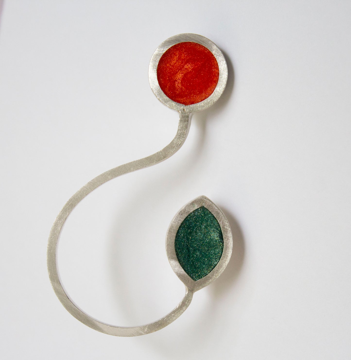 Bud and Leaf brooch