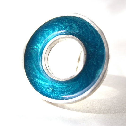Central circle brooch