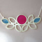 Contour large circle necklace
