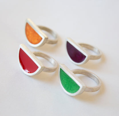 Semi circle ring