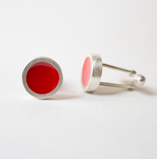 Circle cufflinks