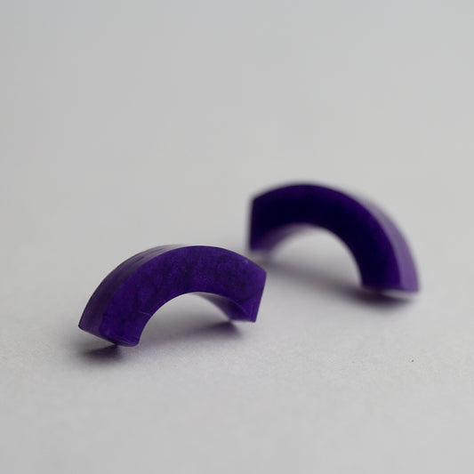 Resin arcs - small - purple