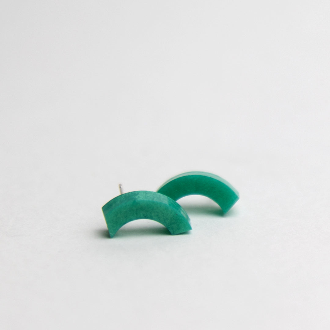 Resin arcs - small - mint green