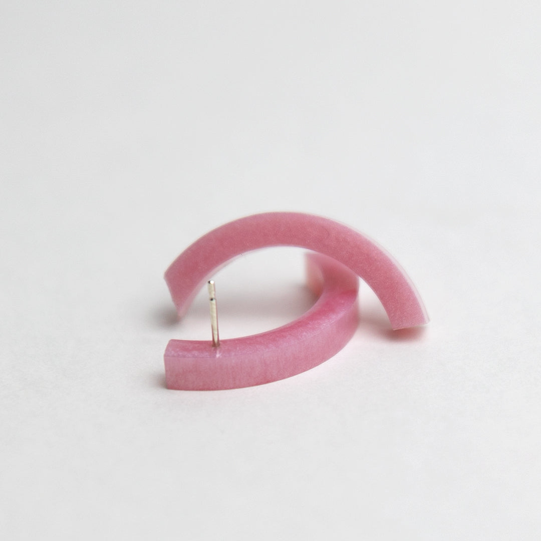 Resin - large arc - baby pink