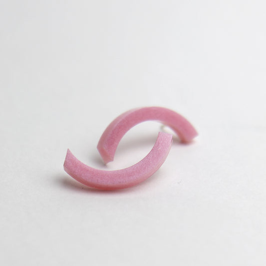 Resin - large arc - baby pink